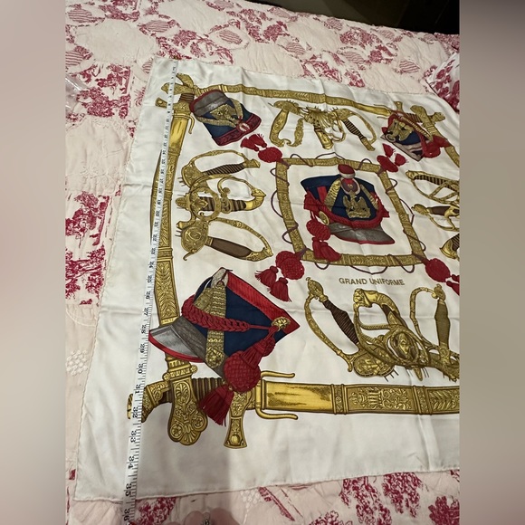 Hermes Grand Uniforme Silk Scarf - Picture 7 of 7